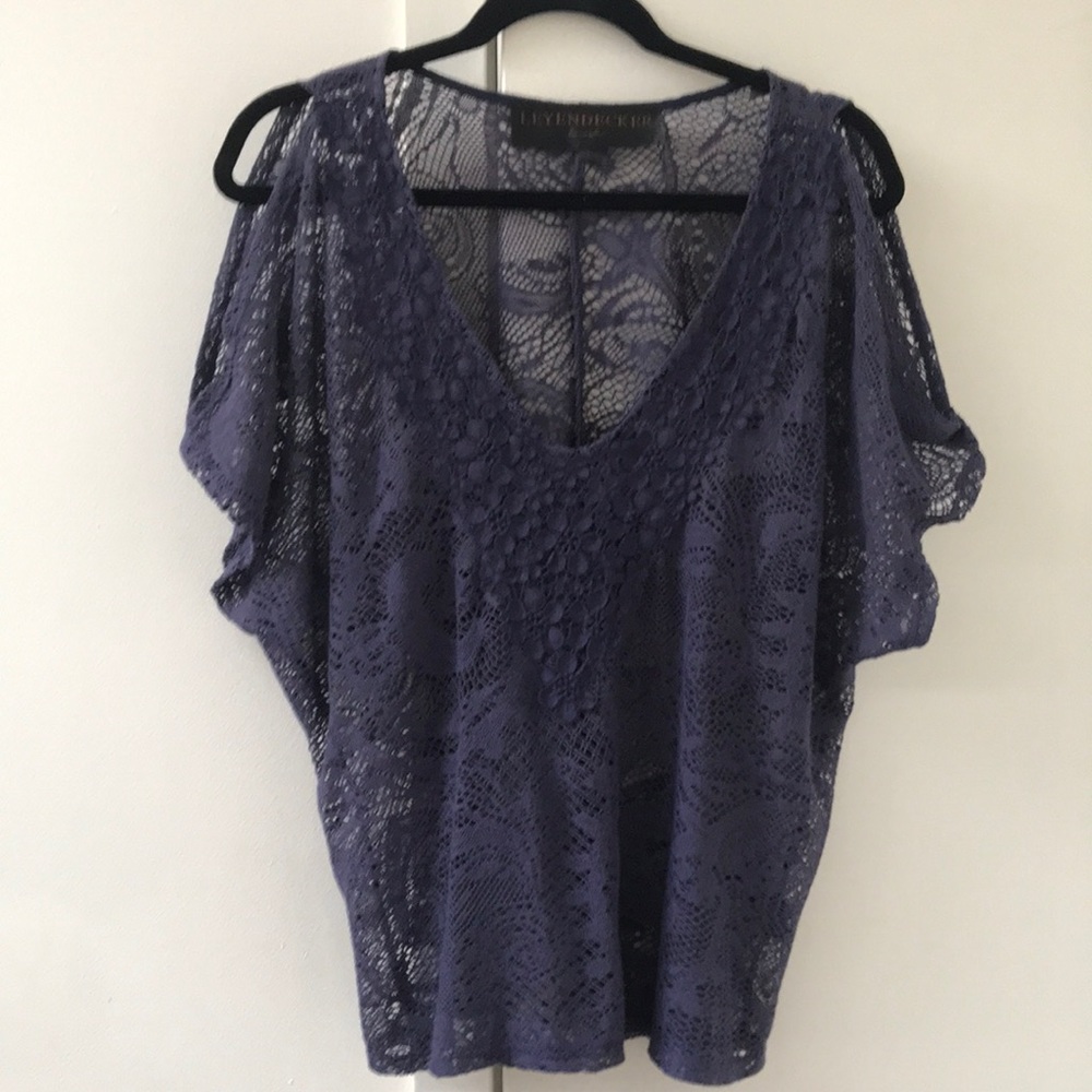 Leyendecker crochet top size 8